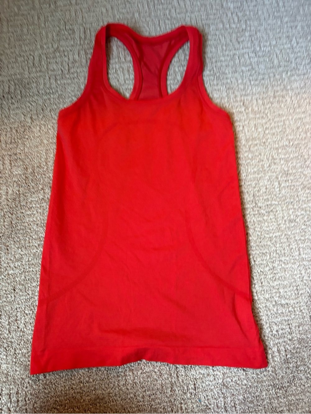 lululemon athletica Red Racerback Tank